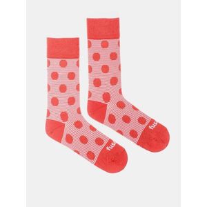 Ružové bodkované ponožky Fusakle Chamaleon vyobraziť