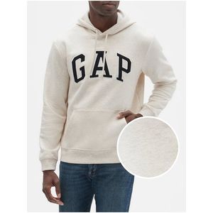 Mikina GAP Logo fleece arch Biela vyobraziť
