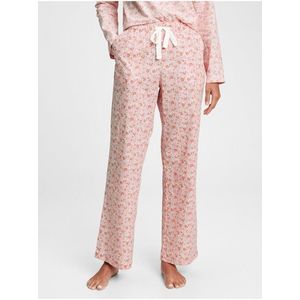 Pyžamové nohavice poplin pajama pants Ružová vyobraziť