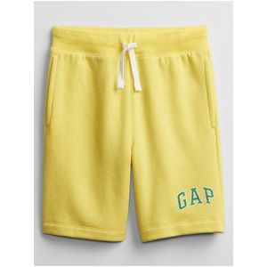 Detské kraťasy GAP Logo pull-on shorts Žltá vyobraziť