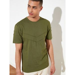 Zelené pánske tričko Trendyol vyobraziť