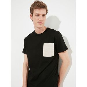 Čierne pánske tričko Trendyol vyobraziť
