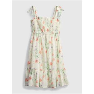 Detské šaty smocked floral dress Béžová vyobraziť