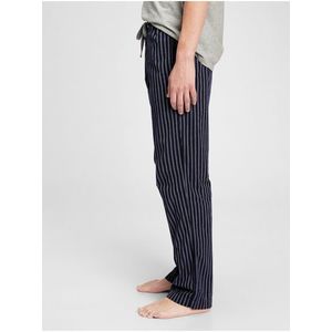 Pyžamové nohavice pajama pants in poplin Čierna vyobraziť
