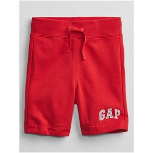 Detské kraťasy GAP Logo v short pull-on shorts Červená vyobraziť