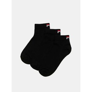 Sada troch párov čiernych dámskych ponožiek FILA vyobraziť