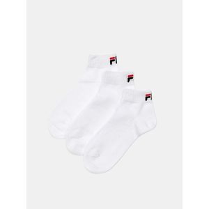 Sada troch párov bielych dámskych ponožiek FILA vyobraziť