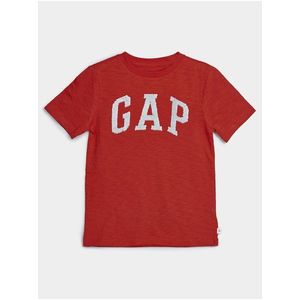 Detské tričko GAP Logo arch int t-shirt Červená vyobraziť