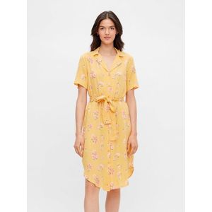 Letné a plážové šaty pre ženy Pieces - žltá vyobraziť