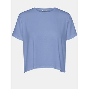 Modré voľné basic tričko Noisy May Elly vyobraziť