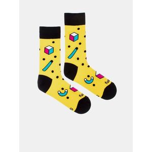Žlté vzorované ponožky Fusakle Rubikon vyobraziť