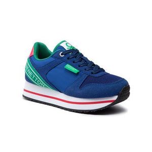 United Colors Of Benetton Sneakersy Joy Mix BTW113205 Modrá vyobraziť