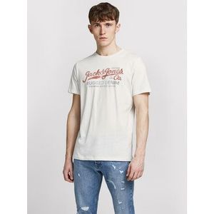 Jack&Jones PREMIUM Tričko Prblustar 12191688 Biela Regular Fit vyobraziť