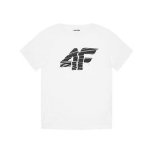 4F Funkčné tričko HJL21-JTSM015 Biela Regular Fit vyobraziť