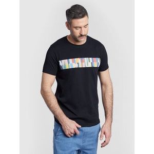 Vistula Tričko Gordon XA1015 Čierna Slim Fit vyobraziť