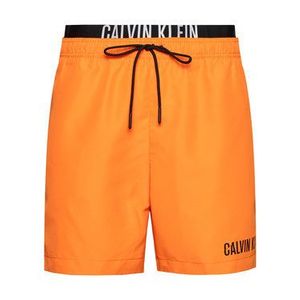 Calvin Klein Swimwear Plavecké šortky Medium Drawstring KM0KM00552 Oranžová Regular Fit vyobraziť