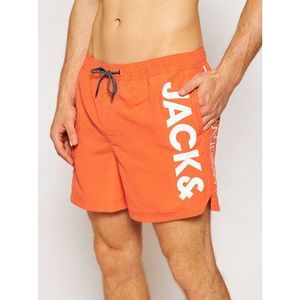 Jack&Jones Plavecké šortky Bali 12183806 Oranžová Regular Fit vyobraziť