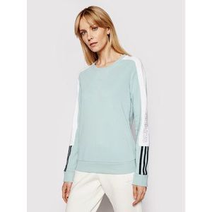 adidas Mikina W Cb Lin Swt GL1443 Zelená Regular Fit vyobraziť