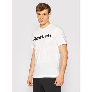 Reebok Tričko Graphic Series Linear Logo FP9163 Biela Slim Fit vyobraziť