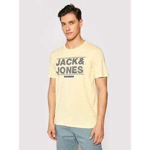 Jack&Jones Tričko Mount 12182600 Žltá Regular Fit vyobraziť