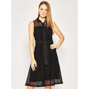 Marella Košeľové šaty Elodia 36210305 Čierna Regular Fit vyobraziť