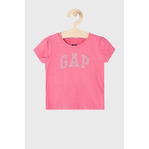 Detské tričko GAP ružová farba vyobraziť