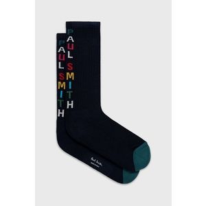 Ponožky PS Paul Smith pánske, tmavomodrá farba vyobraziť