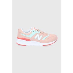 Detské topánky New Balance GR997HSG ružová farba vyobraziť