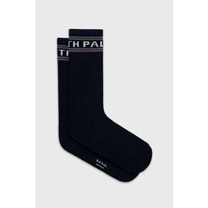 Ponožky PS Paul Smith pánske, tmavomodrá farba vyobraziť
