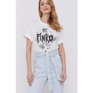Tričko Pinko dámske, biela farba vyobraziť