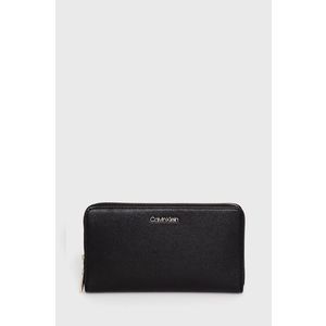 Peňaženka Calvin Klein dámska, čierna farba vyobraziť