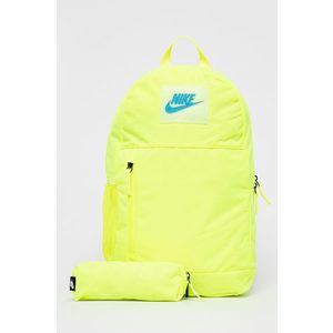Detský ruksak Nike Kids zelená farba, veľký, jednofarebný vyobraziť