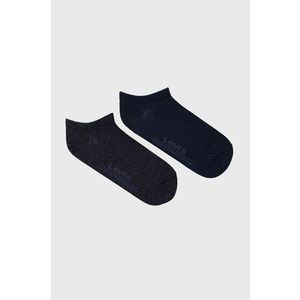 Ponožky Levi's tmavomodrá farba vyobraziť