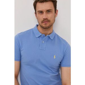 Polo tričko Polo Ralph Lauren pánske, jednofarebné vyobraziť
