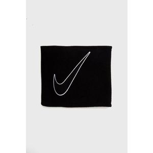 Šál komín Nike čierna farba, s nášivkou vyobraziť