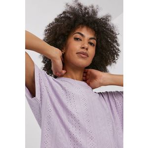 Tričko Jacqueline de Yong dámske, fialová farba vyobraziť