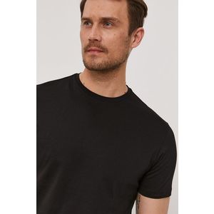 Tričko Baldessarini pánske, čierna farba, jednofarebné vyobraziť