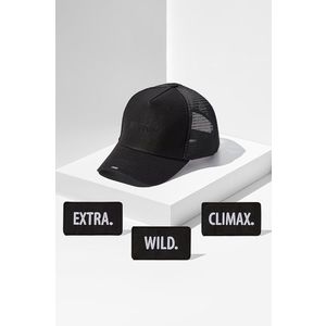 Čiapka Next generation headwear čierna farba, s nášivkou vyobraziť