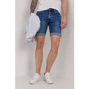 Rifľové krátke nohavice Pepe Jeans Cane pánske vyobraziť