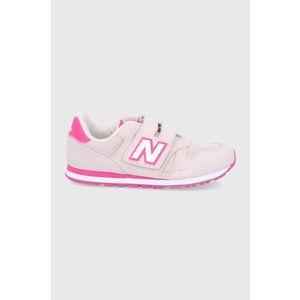 Detské topánky New Balance YV373SPW ružová farba vyobraziť