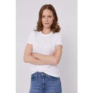 Tričko Lacoste dámske, biela farba vyobraziť