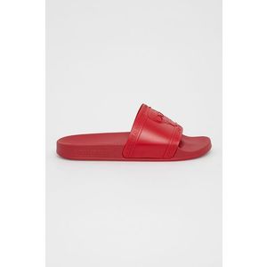 Šľapky Karl Lagerfeld dámske, červená farba vyobraziť