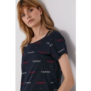 Tričko Tommy Hilfiger dámske, tmavomodrá farba vyobraziť