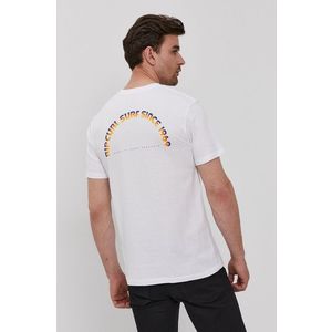 Tričko Rip Curl pánske, biela farba, s potlačou vyobraziť