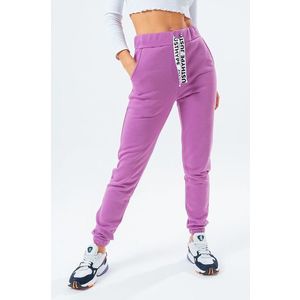 Nohavice Hype LILAC dámske, fialová farba, jednofarebné vyobraziť