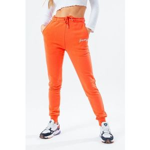 Nohavice Hype SIGNATURE dámske, oranžová farba, jednofarebné vyobraziť