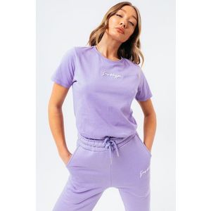 Tričko Hype SIGNATURE dámske, fialová farba vyobraziť