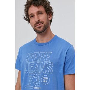 Tričko Pepe Jeans SKYLER pánske, s potlačou vyobraziť