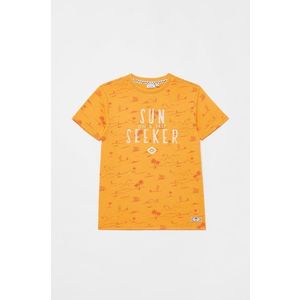 Detské tričko OVS oranžová farba, s potlačou vyobraziť
