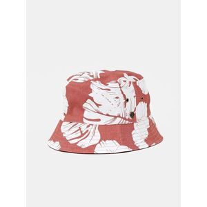 Ružový obojstranný kvetovaný klobúk Roxy vyobraziť